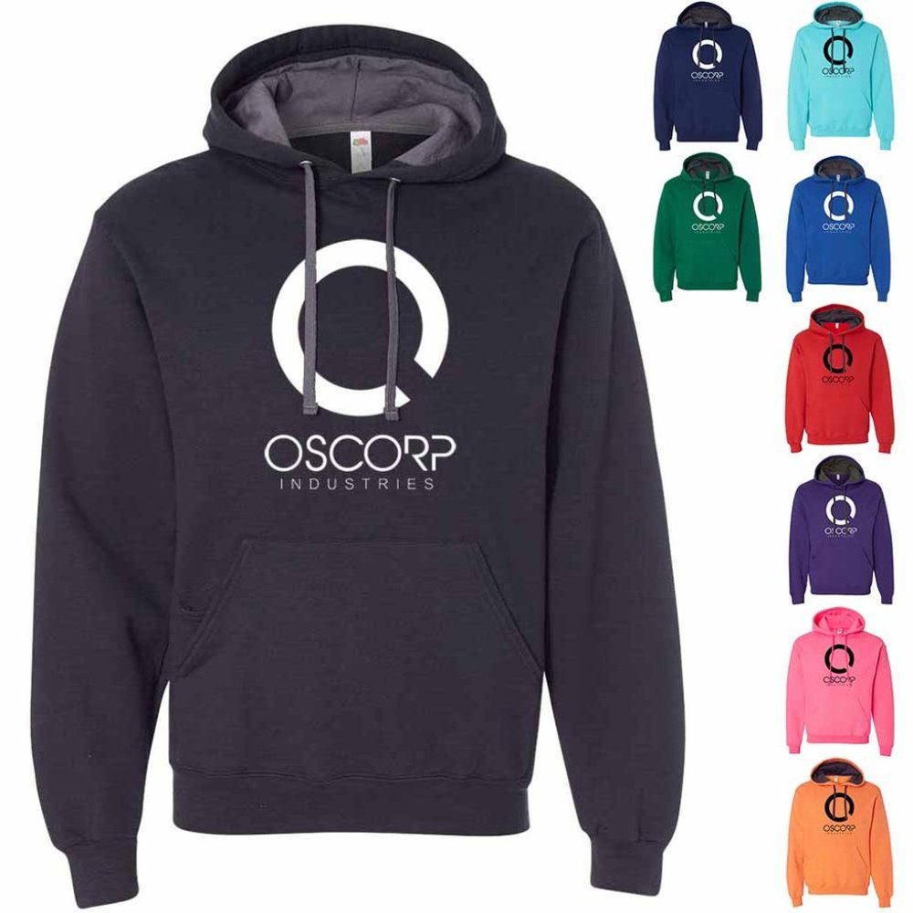 Marvel Oscorp Industries Graphic Pullover Hoodies